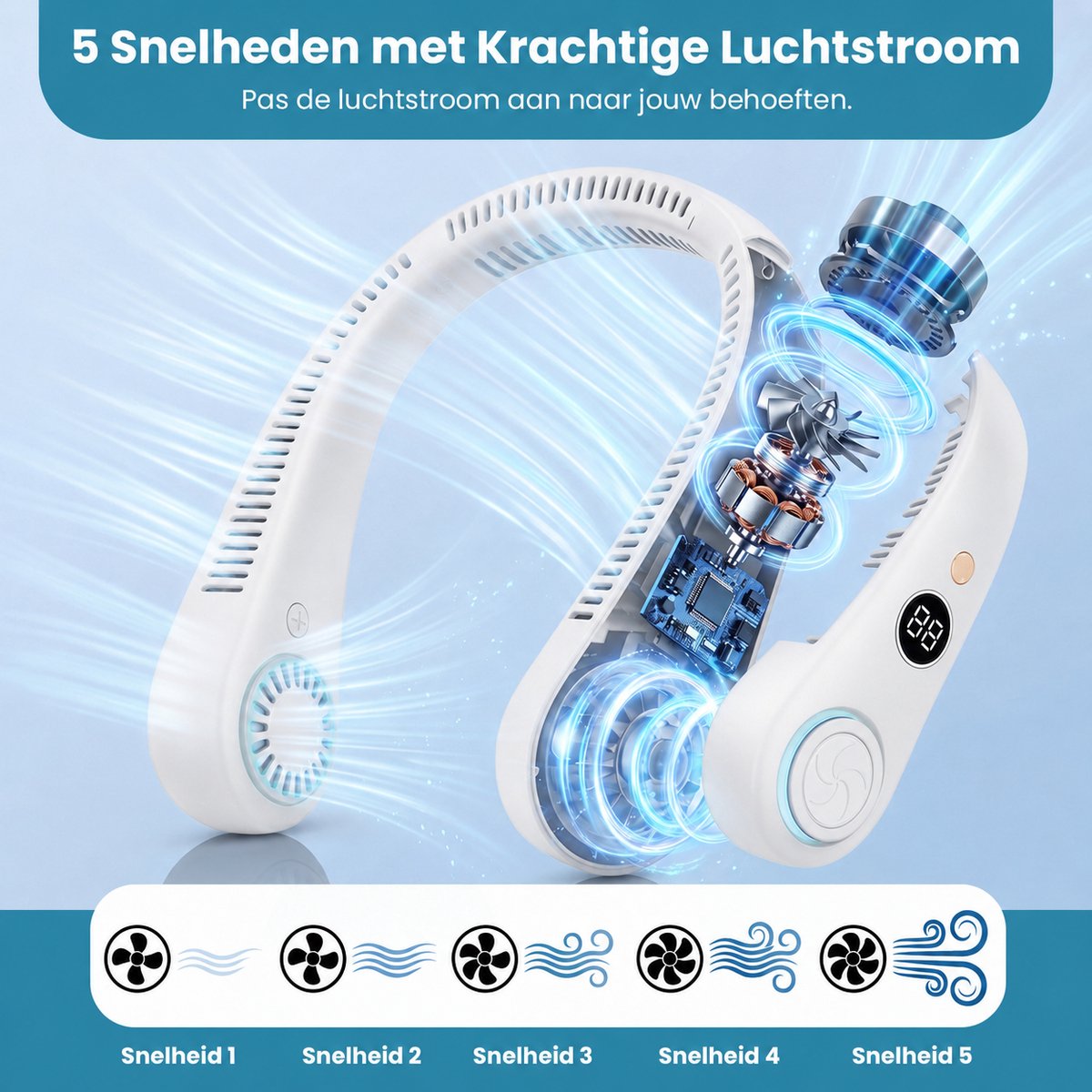 Verfrissende Nek Ventilator❄️