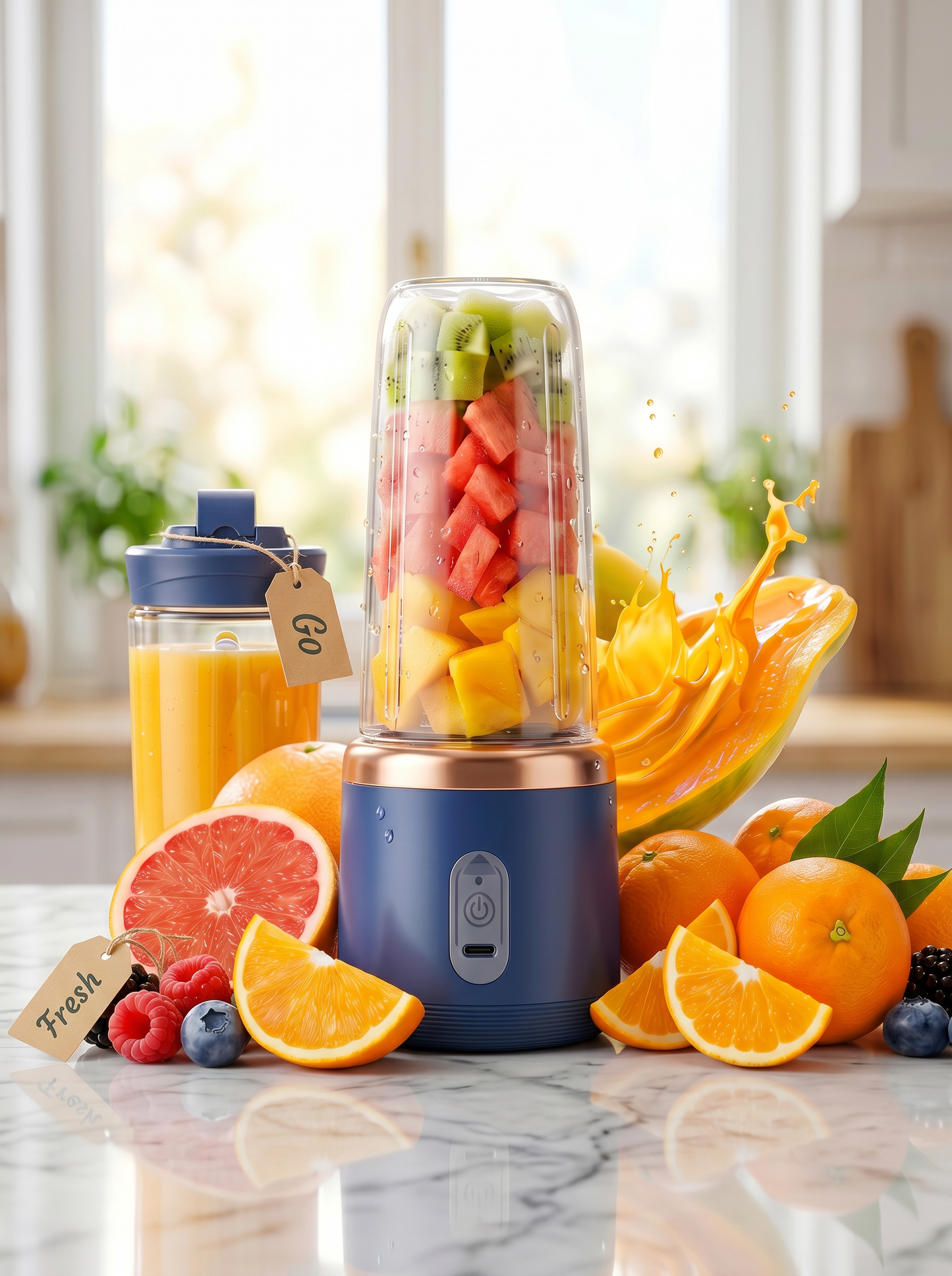 Elektrische Sapcentrifuge 400ML🍊